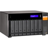 QNAP TL-D800S drevkabinet HDD/SSD kabinet Sort, Grå 2.5/3.5", Drev kabinet Sort, HDD/SSD kabinet, 2.5/3.5", Serial ATA II, Serial ATA III, 6 Gbit/sek., Hot-swap, Sort, Grå