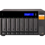 QNAP TL-D800S drevkabinet HDD/SSD kabinet Sort, Grå 2.5/3.5", Drev kabinet Sort, HDD/SSD kabinet, 2.5/3.5", Serial ATA II, Serial ATA III, 6 Gbit/sek., Hot-swap, Sort, Grå