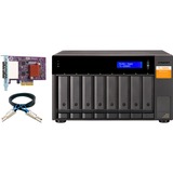 QNAP TL-D800S drevkabinet HDD/SSD kabinet Sort, Grå 2.5/3.5", Drev kabinet Sort, HDD/SSD kabinet, 2.5/3.5", Serial ATA II, Serial ATA III, 6 Gbit/sek., Hot-swap, Sort, Grå