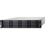 QNAP TL-R1200C-RP drevkabinet HDD/SSD kabinet Sort, Grå 2.5/3.5", Drev kabinet Sort, HDD/SSD kabinet, 2.5/3.5", Serial ATA III, 6 Gbit/sek., Stativ-montering, Sort, Grå