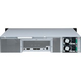 QNAP TL-R1200S-RP drevkabinet HDD/SSD kabinet Sort, Grå 2.5/3.5", Drev kabinet Sort, HDD/SSD kabinet, 2.5/3.5", Serial ATA III, 6 Gbit/sek., Hot-swap, Sort, Grå