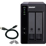 QNAP TR-002 drevkabinet HDD/SSD kabinet Sort 2.5/3.5", Drev kabinet Sort, HDD/SSD kabinet, 2.5/3.5", Serial ATA II, Serial ATA III, 6 Gbit/sek., Hot-swap, Sort