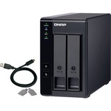 QNAP TR-002 drevkabinet HDD/SSD kabinet Sort 2.5/3.5", Drev kabinet Sort, HDD/SSD kabinet, 2.5/3.5", Serial ATA II, Serial ATA III, 6 Gbit/sek., Hot-swap, Sort