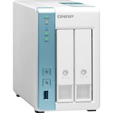 QNAP TS-231K NAS & lagringsserver Tower Ethernet LAN Turkis, Hvid Alpine AL-214 Hvid, NAS, Tower, Annapurna Labs, Alpine AL-214, Turkis, Hvid