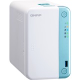 QNAP TS-251D NAS Tower Ethernet LAN Hvid J4005 Hvid/Lyseblå, NAS, Tower, Intel® Celeron®, J4005, Hvid