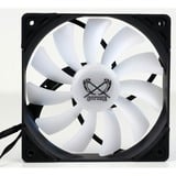 Scythe SU1225FD12HR-RN Computerkølesystem Universel Ventilator 12 cm Sort, Hvid 1 stk, Sag fan Ventilator, 12 cm, 800 rpm, 1800 rpm, 35,8 dB, 79,76 kubikfod/min.