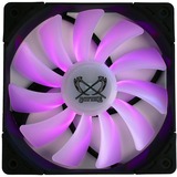 Scythe SU1225FD12HR-RN Computerkølesystem Universel Ventilator 12 cm Sort, Hvid 1 stk, Sag fan Ventilator, 12 cm, 800 rpm, 1800 rpm, 35,8 dB, 79,76 kubikfod/min.