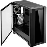 Sharkoon ELITE SHARK CA200G Midi Tower Sort, Store towerkabinet Sort, Midi Tower, PC, Sort, ATX, CEB, EATX, EEB, micro ATX, Mini-ITX, Blå, Grøn, Rød, 16,5 cm