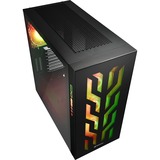 Sharkoon ELITE SHARK CA300T Tower Sort, Store towerkabinet Sort, Tower, PC, Sort, ATX, EATX, micro ATX, Mini-ITX, Spil, Flere