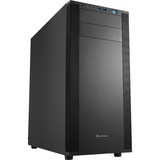 Sharkoon M25-V Midi Tower Sort, Towerkabinet Sort, Midi Tower, PC, Sort, ATX, micro ATX, Mini-ITX, Metal, 16,7 cm