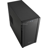 Sharkoon S1000 Tower Sort, Towerkabinet Sort, Tower, PC, Sort, micro ATX, Mini-ITX, Metal, 15,5 cm