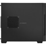 Sharkoon S1000 Tower Sort, Towerkabinet Sort, Tower, PC, Sort, micro ATX, Mini-ITX, Metal, 15,5 cm