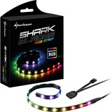 Sharkoon SHARK Blades RGB Universel LED-strimmel, LED Strip Sort, Universel, LED-strimmel, Sort, Flerfarvet, 3-Pin, 4-polet