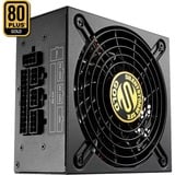 Sharkoon SilentStorm SFX Gold enhed til strømforsyning 500 W 20+4 pin ATX Sort, PC strømforsyning Sort, 500 W, 100 - 240 V, 50 - 60 Hz, 7 A, +12V,+3.3V,+5V,+5Vsb,-12V, 105 W