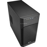 Sharkoon V1000 Mini Tower Sort, Towerkabinet Sort, Mini Tower, PC, Sort, micro ATX, Mini-ITX, Metal, 15,5 cm