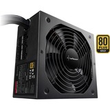 Sharkoon WPM Gold ZERO enhed til strømforsyning 550 W 24-pin ATX ATX Sort, PC strømforsyning Sort, 550 W, 100 - 240 V, 47 - 63 Hz, 8 A, Aktiv, 110 W