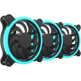 SilentiumPC Sigma HP Corona RGB Kit Universel Ventilator 12 cm Sort, Hvid, Sag fan Sort, Ventilator, 12 cm, 1500 rpm, 35 kubikfod/min., Sort, Hvid