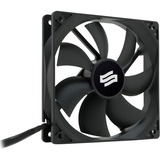 SilentiumPC Zephyr 120 PWM Computerkabinet Ventilator 12 cm Sort, Sag fan Sort, Ventilator, 12 cm, 500 rpm, 1300 rpm, 44,37 m³/t, Sort