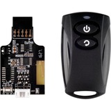 SilverStone ES02-USB fjernbetjening RF trådløst PC Tryk på knapper, Fjernbetjeningen Sort, PC, RF trådløst, Tryk på knapper, Sort