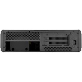 SilverStone Fortress FTZ01 Desktop Sort, Desktop boliger Sort, Desktop, PC, Sort, Mini-DTX, Mini-ITX, Aluminium, Stål, 8,3 cm