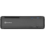 SilverStone Fortress FTZ01 Desktop Sort, Desktop boliger Sort, Desktop, PC, Sort, Mini-DTX, Mini-ITX, Aluminium, Stål, 8,3 cm