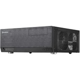 SilverStone GD09B-C HTPC Sort, HTPC sag Sort, HTPC, PC, Sort, ATX, micro ATX, SSI CEB, Aluminium, Plast, Stål, 13,8 cm