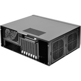 SilverStone GD09B-C HTPC Sort, HTPC sag Sort, HTPC, PC, Sort, ATX, micro ATX, SSI CEB, Aluminium, Plast, Stål, 13,8 cm