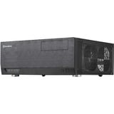 SilverStone Grandia GD09 Desktop Sort, HTPC sag Sort, Desktop, PC, Sort, ATX, micro ATX, Aluminium, Plast, Stål, 2x 120 mm