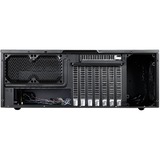 SilverStone Grandia GD09 Desktop Sort, HTPC sag Sort, Desktop, PC, Sort, ATX, micro ATX, Aluminium, Plast, Stål, 2x 120 mm