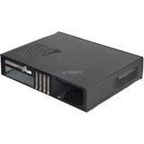 SilverStone ML03 HTPC Sort, Desktop boliger Sort, HTPC, PC, Sort, micro ATX, Mini-ATX, Mini-ITX, Aluminium, Plast, SECC, 440 mm