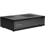 SilverStone ML05 HTPC Sort, HTPC sag Sort, HTPC, PC, Sort, Mini-ITX, Metal, Hjemme/kontor