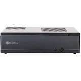 SilverStone ML05 HTPC Sort, HTPC sag Sort, HTPC, PC, Sort, Mini-ITX, Metal, Hjemme/kontor