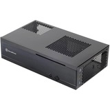 SilverStone ML05 HTPC Sort, HTPC sag Sort, HTPC, PC, Sort, Mini-ITX, Metal, Hjemme/kontor