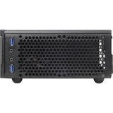 SilverStone ML05 HTPC Sort, HTPC sag Sort, HTPC, PC, Sort, Mini-ITX, Metal, Hjemme/kontor