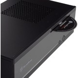 SilverStone ML05 HTPC Sort, HTPC sag Sort, HTPC, PC, Sort, Mini-ITX, Metal, Hjemme/kontor