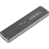 SilverStone MS09 SSD kabinet Kul M.2, Drev kabinet mørk grå, SSD kabinet, M.2, SATA, USB-tilslutning, Kul