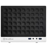 SilverStone SG13 Mini Tower Sort, Hvid, Cube sag Hvid/Sort, Mini Tower, PC, Sort, Hvid, Mini-ATX, Mini-DTX, Stål, 6,1 cm