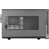 SilverStone SG13 Mini Tower Sort, Towerkabinet Sort, Mini Tower, PC, Sort, Mini-DTX, Mini-ITX, Plast, Stål, 2.5,3.5"