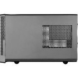 SilverStone SG13 Mini Tower Sort, Towerkabinet Sort, Mini Tower, PC, Sort, Mini-DTX, Mini-ITX, Aluminium, Plast, Stål, 2.5,3.5"