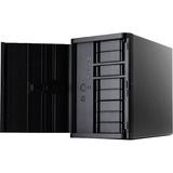 SilverStone SST-DS380B computeretui Sort, Towerkabinet Sort, Sort, Aluminium, Rustfrit stål, 211 mm, 360 mm, 285 mm, 12 cm