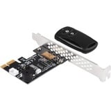 SilverStone SST-ES02-PCIe, Fjernbetjeningen Sort