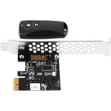 SilverStone SST-ES02-PCIe, Fjernbetjeningen Sort