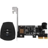SilverStone SST-ES02-PCIe, Fjernbetjeningen Sort