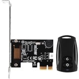 SilverStone SST-ES02-PCIe, Fjernbetjeningen Sort