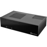 SilverStone SST-ML09B afskærmning og stativ til computer HTPC Sort, HTPC sag Sort, HTPC, PC, Akryl, Plastik, Stål, Mini-DTX, Mini-ITX, Sort, 0,8 mm