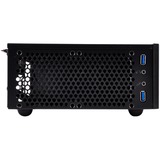 SilverStone SST-ML09B afskærmning og stativ til computer HTPC Sort, HTPC sag Sort, HTPC, PC, Akryl, Plastik, Stål, Mini-DTX, Mini-ITX, Sort, 0,8 mm