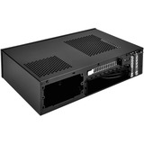 SilverStone SST-ML09B afskærmning og stativ til computer HTPC Sort, HTPC sag Sort, HTPC, PC, Akryl, Plastik, Stål, Mini-DTX, Mini-ITX, Sort, 0,8 mm