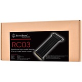SilverStone SST-RC03B-220 båndkabel Sort, PCI Express 3.0 x16, Hanstik/Hunstik, Sort, 0,22 m