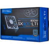 SilverStone SST-SX800-LTI v1.2, PC strømforsyning Sort