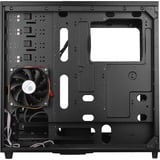 SilverStone TJ04-E Midi Tower Sort, Sølv, Towerkabinet Sort, Midi Tower, PC, Sort, Sølv, ATX, CEB, micro ATX, Aluminium, Stål, 16,8 cm, Detail